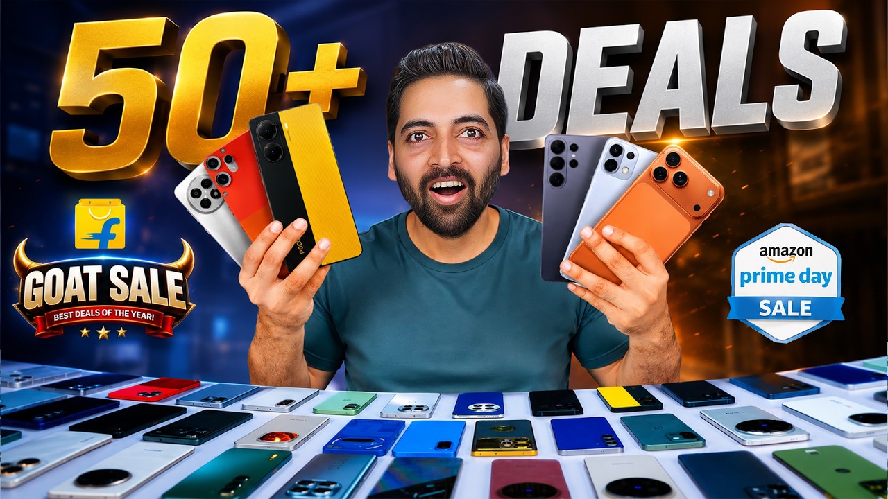 TOP Deals From ₹15,000 to ₹1,50,000 : Amazon Prime Day vs Flipkart GOAT Sale 🔥