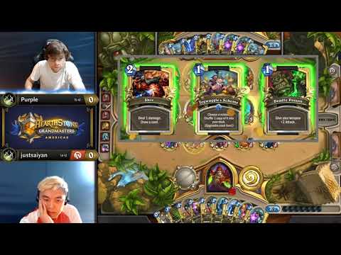 Purple vs justsaiyan - Hearthstone Grandmasters Americas - Week 5