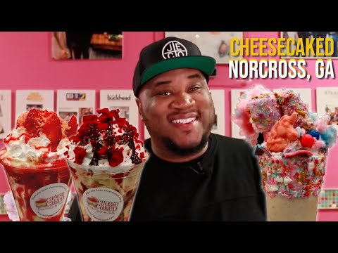 WE TRIED AMAZING CHEESECAKE COMBOS! | CHEESECAKED, NORCROSS, GA