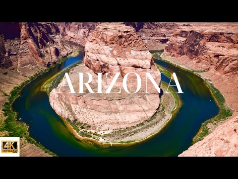 FLYING OVER ARIZONA (4K UHD) - Soft Piano Music With Spectacular Natural Landscapes To Relax Lately