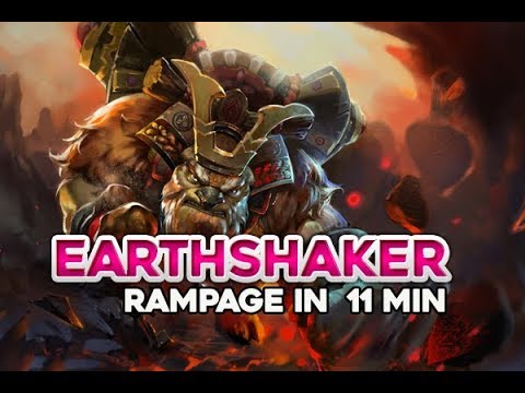 EARTHSHAKER Rampage in 11 Min || Epic Rampage