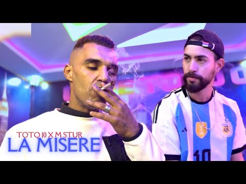 Toto 10  FT  @M-STUR   la misere (music vidéo clip)