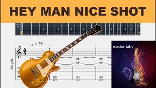 #HEY MAN NICE SHOT#FILTER#|Guitar Tab| TUTORIAL#Mastertabs#BestFreeYoutubeMusic#FREE GUITAR ALL EASY