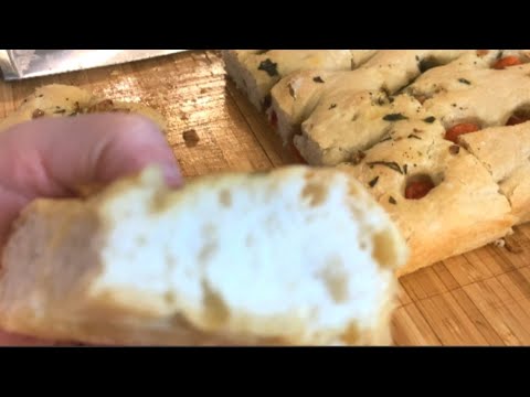 Easy Tomato Focaccia Recipe/ Easy Focaccia Bread /LOVING MY NONNA LIFE ♥️|