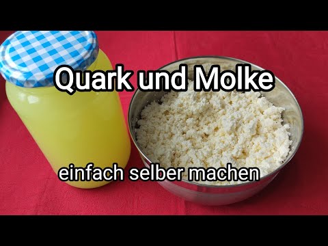 QUARK und Molke aus Joghurt selber machen/Quark einfach zuhause machen/Quark aus meiner Kindheit