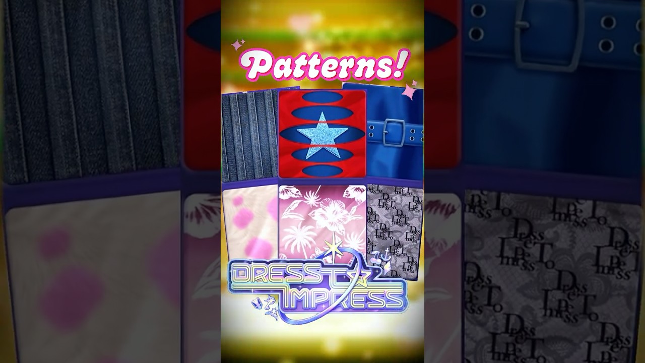 6 Katseye patterns in DTI #roblox #dresstoimpress