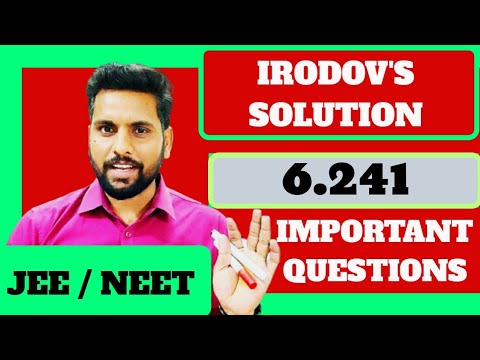 irodov's solution 6.241 | radioactivity | jee | neet | important Questions | quick revision