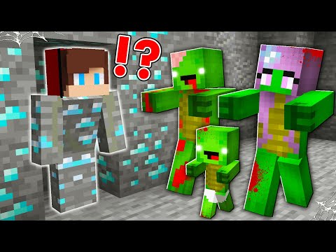 JJ VS Mikey: Diamond Escape in Minecraft