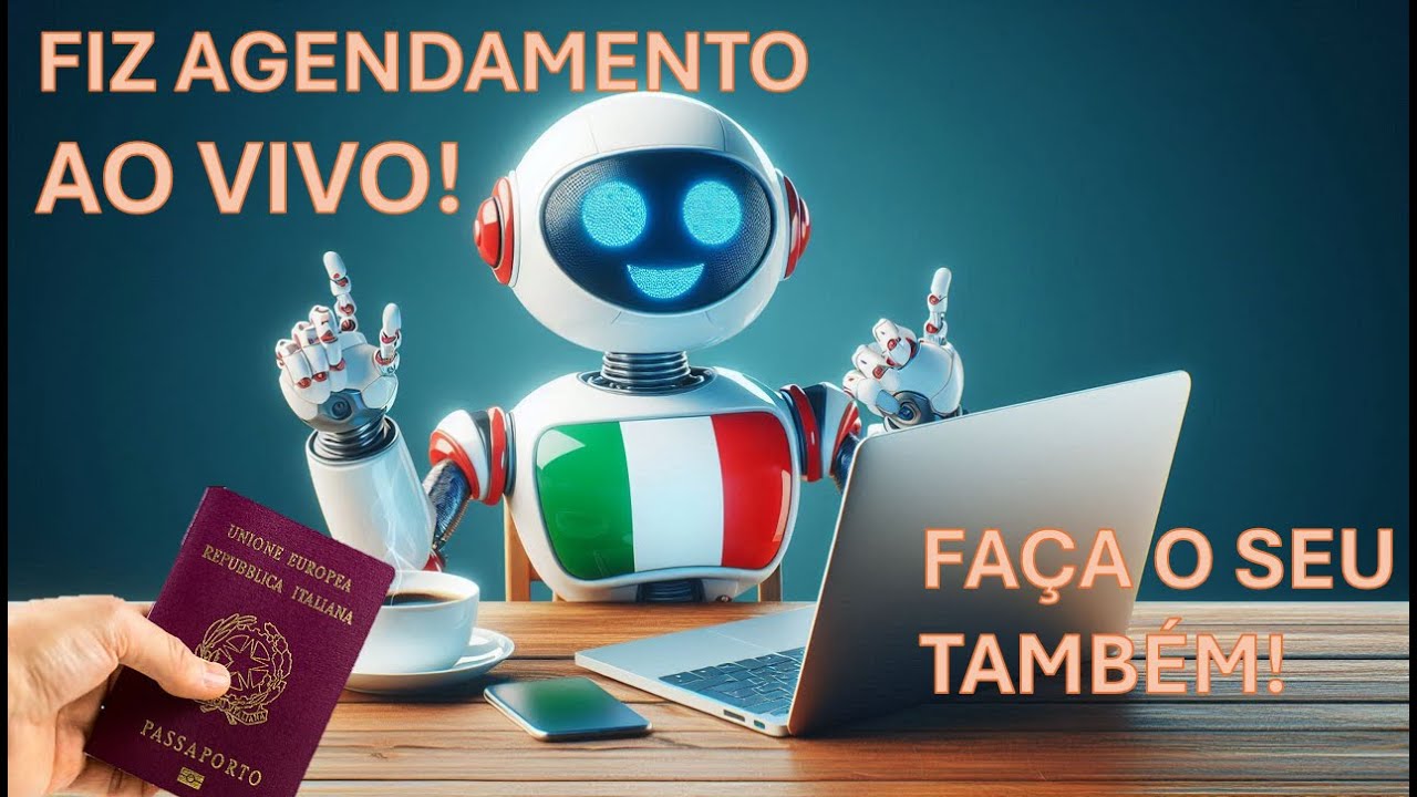 BOMBA! GRAVEI MINHA TELA AGENDANDO AO VIVO O PASSAPORTE ITALIANO EM CURITIBA!