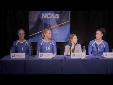 Creighton Volleyball Postgame Press Conference vs. Kansas