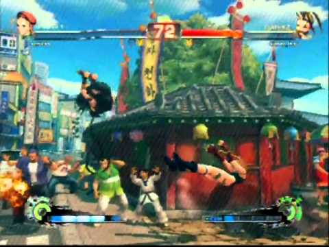 Kimer_thai Ibuki vs Cammy Ssf4 AE rank matches on 11-12-2011 ps3