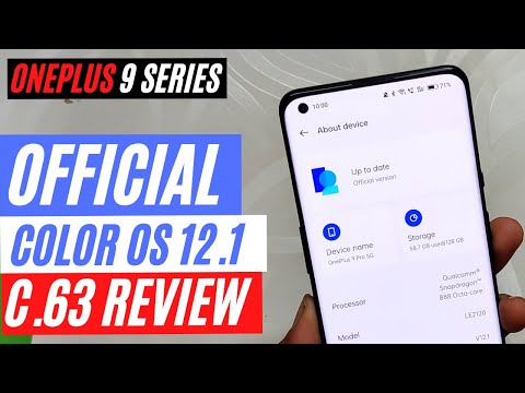 OFFICIAL STABLE COLOR OS 12.1 C.63 In-Depth Review | Oneplus 9 / 9 Pro | TheTechStream