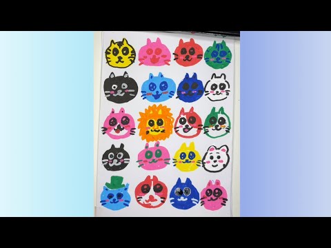 Kawaii Cats Doodle POSCA ASMR
