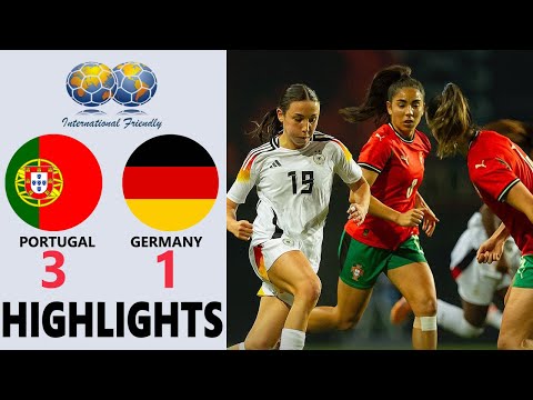 Portugal vs Germany Highlights | U23 Women International Friendly Match 2025