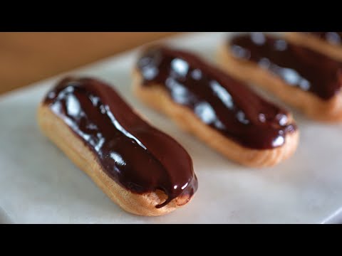 Chocolate Eclairs | 巧克力闪电泡芙