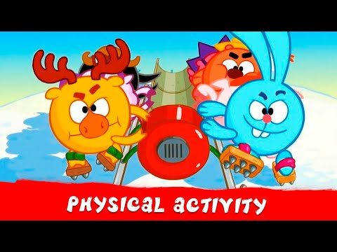 KikoRiki 2D | Physical Activity 🏒 Best episodes collection | Cartoon for Kids