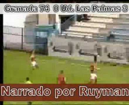 Granada 74 0 - Ud Las Palmas 3 (primer gol de Adrian Colunga