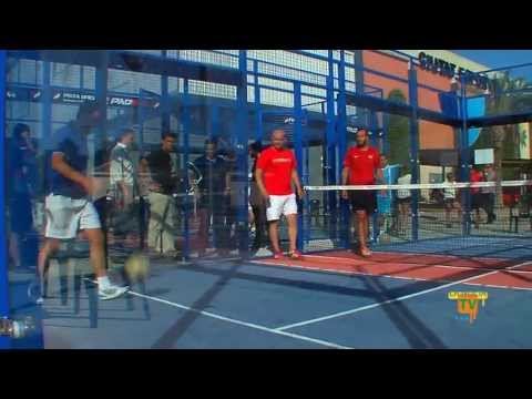 15/06/13 – Los Campeones del Mundo inauguraron las pistas de Padbol de La Nucía