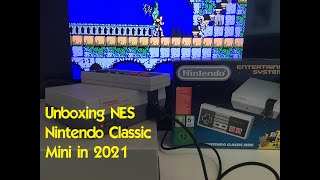 Unboxing NES Nintendo Classic Mini in 2021
