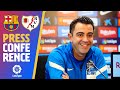 ? LIVESTREAM: XAVI PRESS CONFERENCE (BARÇA - RAYO VALLECANO)