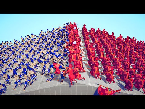 100x ACIENT ARMY ⚔️ vs 💀 100x SPOOKY ARMY / Totally Accurate Battle Simulator ( TABS )
