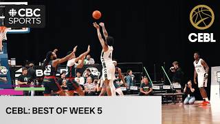 Historic shots, half-court heave in CEBL's top plays of week 5 | #CBCSports