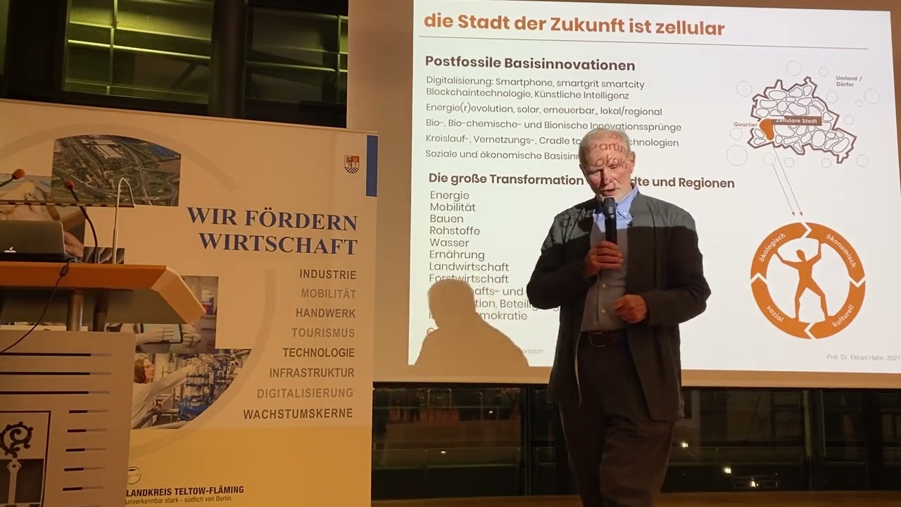 Wirtschaftswoche 2021 Landkreis Teltow Fläming   Vortrag Prof  Ekhart Hahn