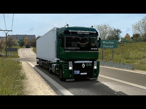 [ ETS2] Euro Truck Simulator 2 1.32 - Renault Magnum - Trailer Schwarzmuller - Promods 2.31