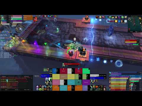 The Misty Moon Massive vs. Stormwall Blockade (Mythic) - Restoration Shaman PoV (NO MUSIC)