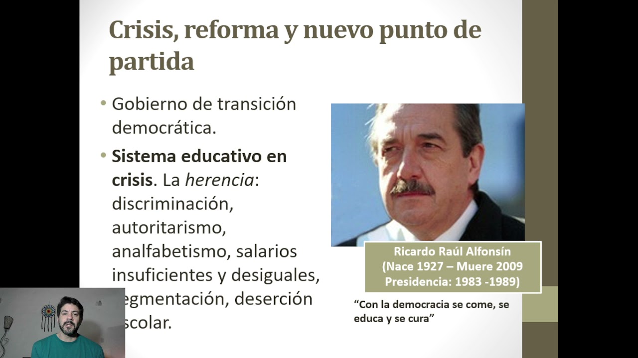 Video 18. Educación y democracia, del año 1983 al 2006