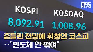 흔들린 전망에 휘청인 코스피‥"반도체 안 꺾여" (2026.06.06/뉴스25/MBC)