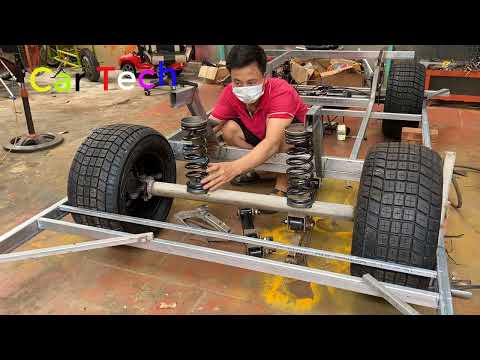 Make your own electric Jeep Wrangler part 4: Building an electric vehicle frame