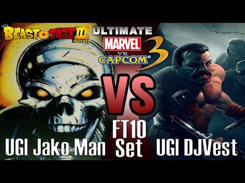 The Beast in The East 2018 UMVC3 FT10 Set - UG| Jako Man VS UG| DJVest