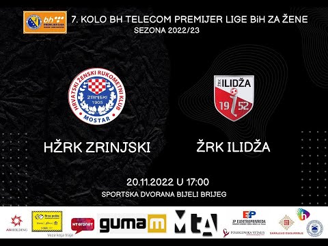 HŽRK Zrinjski - ŽRK Ilidža | 7. kolo BH Telecom PLBiH