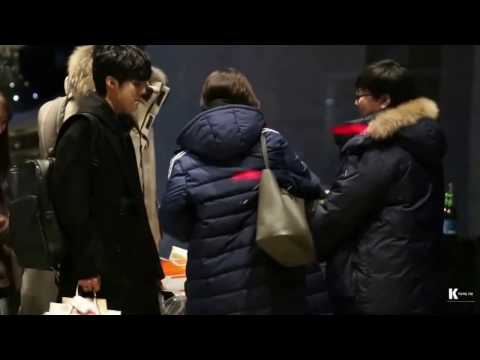 IOI Somi and up10tion Wooshin behind the scenes on valentines ~