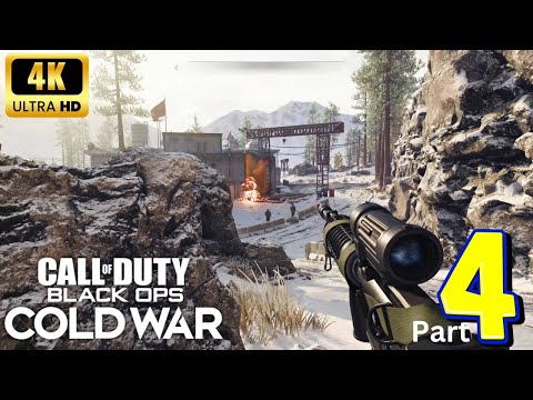 Call of Duty BLACK OPS  Cold War Gameplay Walkthrough Part 4 Campaign Full Game [4K 60FPS PC]