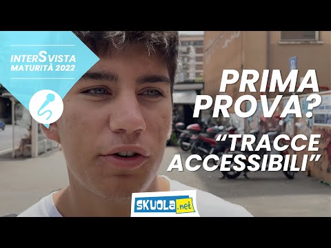 Maturità 2022, Prima prova: "Com'erano le tracce? Accessibili..." [InterSvista] - Nikolais