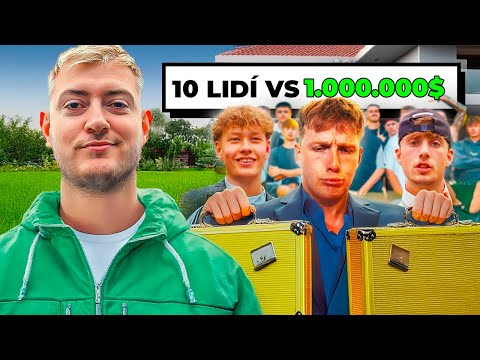 10 LIDÍ BOJUJE O 1.000.000 Kč !? (1. den na vile)