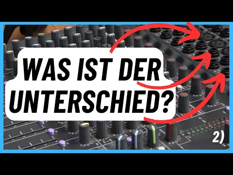 MISCHPULT BEDIENUNG - Part 2 - Line Mic Inst Hi-Z Insert Anschlüsse verstehen