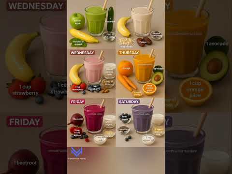 7 HIGH-PROTEIN Smoothies (No Powder!) - 1 for EVERY DAY!