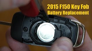 Replace Key Fob Battery 2015 F150