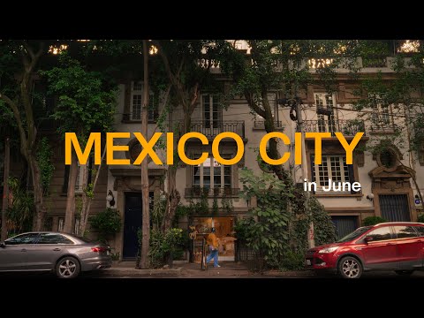 Mexico City in the summer | relaxing 4-day silent travel vlog