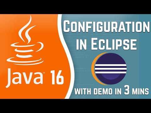 How To Configure Eclipse Ide For Java16 Java Javaprogramming Javatutorial Balaji