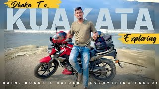 Dhaka to Kuakata | Solo Ride 🛣️ 15 ঘন্টা একলা যুদ্ধ 🥹With TVS Raider 125🔥| MS1 Vlogs |