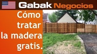 como tratar madera gratis con aceite de auto usado