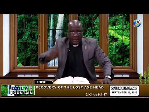 DAILY FOUNTAIN OF SEPTEMBER 12, 2018 - REV'D CANON ESO JOSHUA ADEBAYO