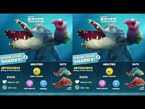 KNOW YOUR ABYSSAURUS REX - Hungry Shark Evolution
