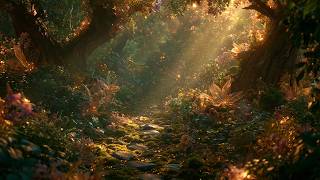 Enchanted Starlight Forest | Magical Forest Music & Fairy Ambience for Deep Sleep and Relaxation