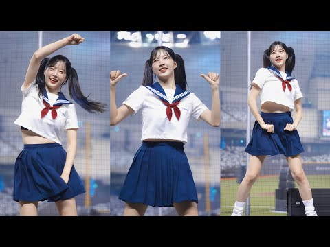 [4K] 240526 校花李皓禎僅此一次的水手服登場! 誠意滿滿賽後加碼 重溫經典Go Stronger ! Fubon Angels 富邦悍將 啦啦隊 李晧禎 이호정 @台北大巨蛋