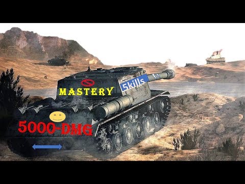 ISU-152|5000 damage,5kill,mastery-(HD 60fps)||wot blitz